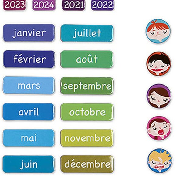 Agenda Magnetique Une Belle Journee - En Bois New Sealed For Age 3+ - Picture 9 of 16